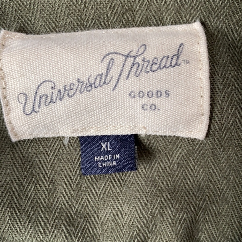 Universal Thread Green Crop Utility Jacket Size Xl - image 6
